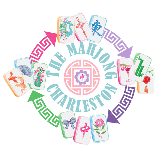 The Mahjong Charleston Custom Artistic Tiles – Colorful Edition