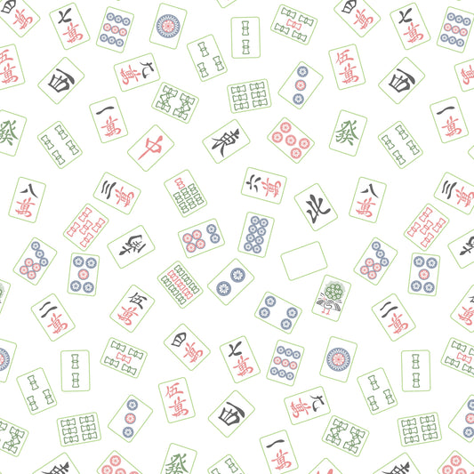 Classic Pattern American Mahjong Acrylic Tiles Set